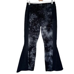 Mother Jeans upcycled tie dyed size flare size 32